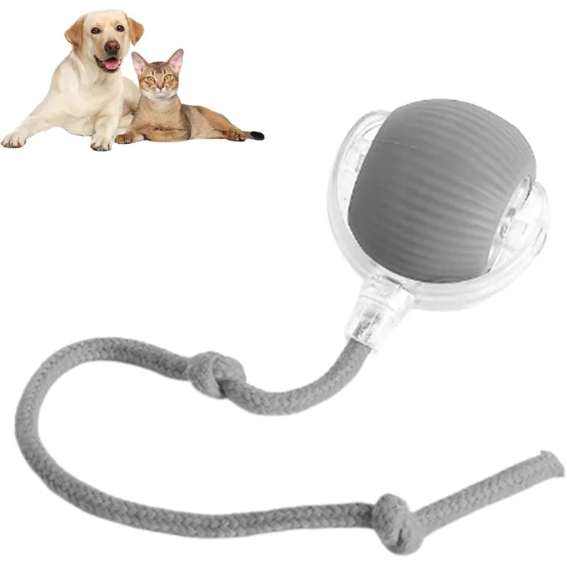 360 Smart Automatic Rolling Pet Ball - Interactive Fun for Pets