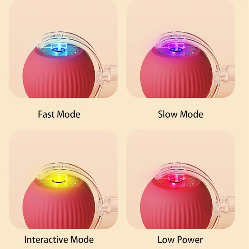 360 Smart Automatic Rolling Pet Ball - Interactive Fun for Pets