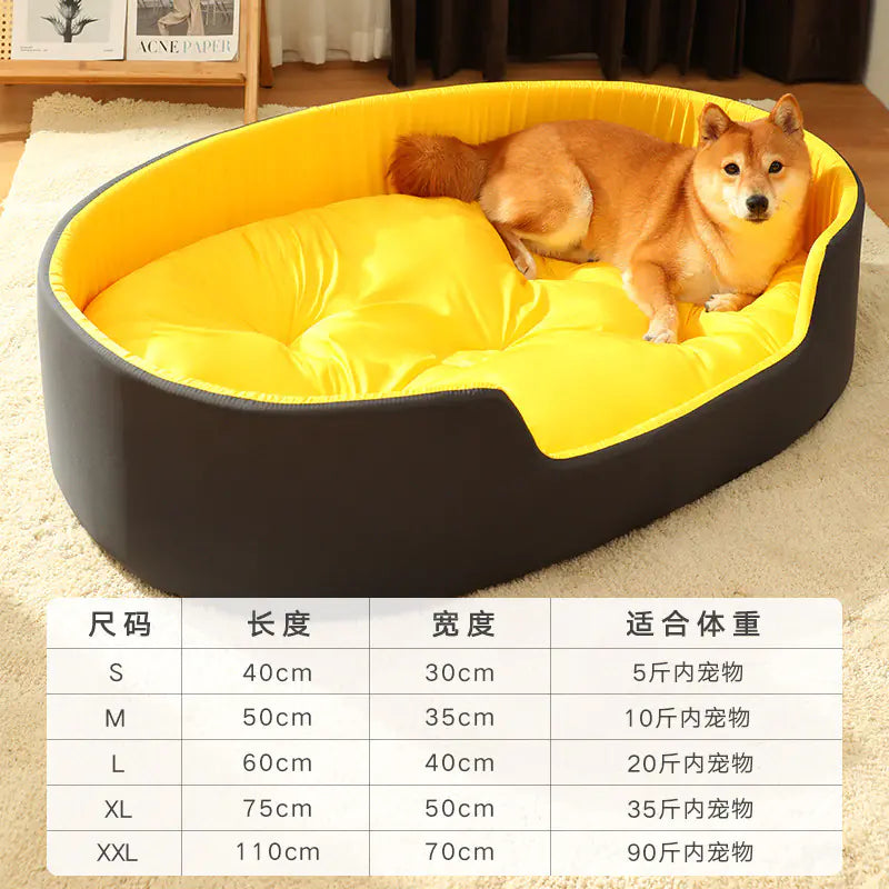 Universal Pet Dog Bed with Removable Washable Cover - Comfortable Rest for Pets