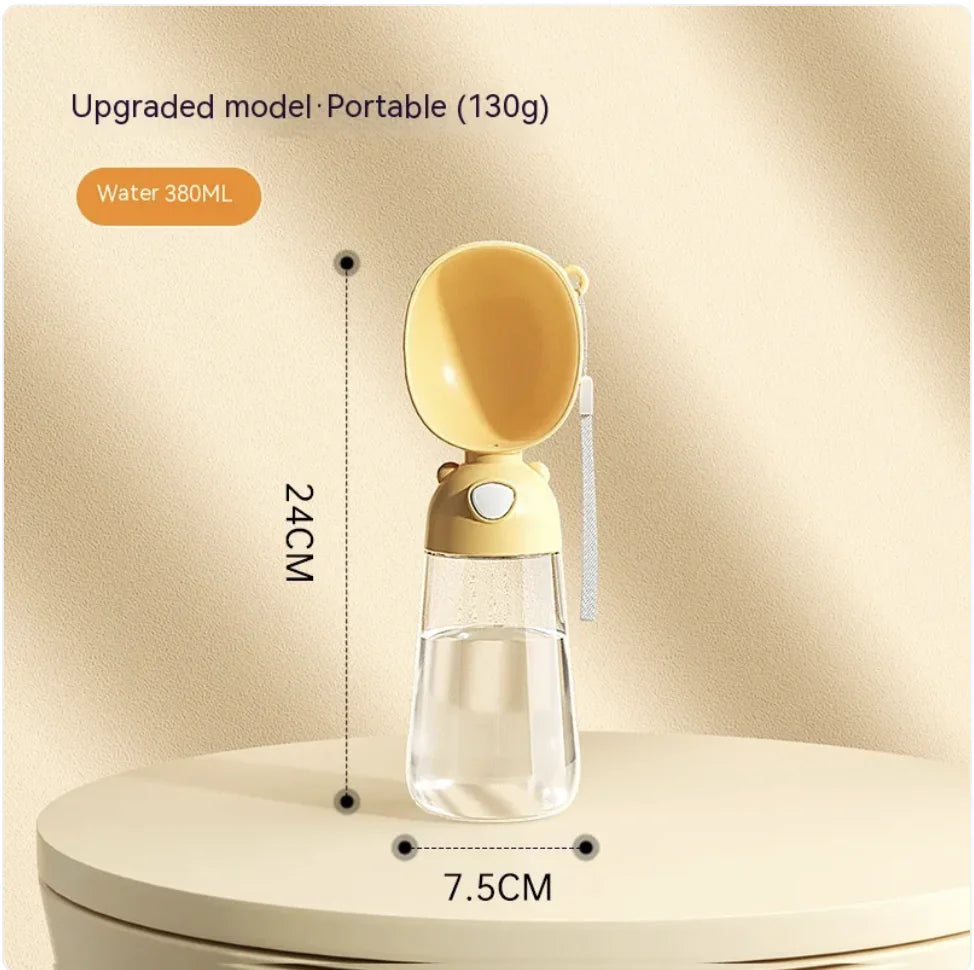 Portable Dog Water Bottle & Feeder - Ideal for Pets on the Go