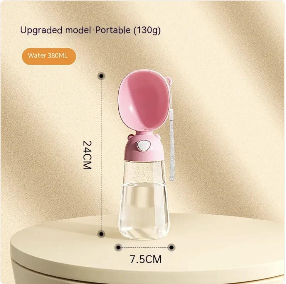 Portable Dog Water Bottle & Feeder - Ideal for Pets on the Go