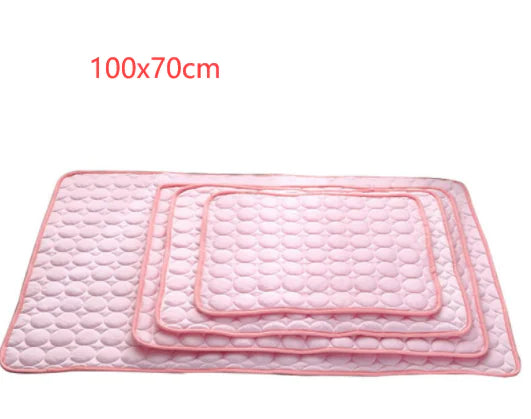Cooling Ice Silk Nest Pad for Dogs and Cats - Summer Relief