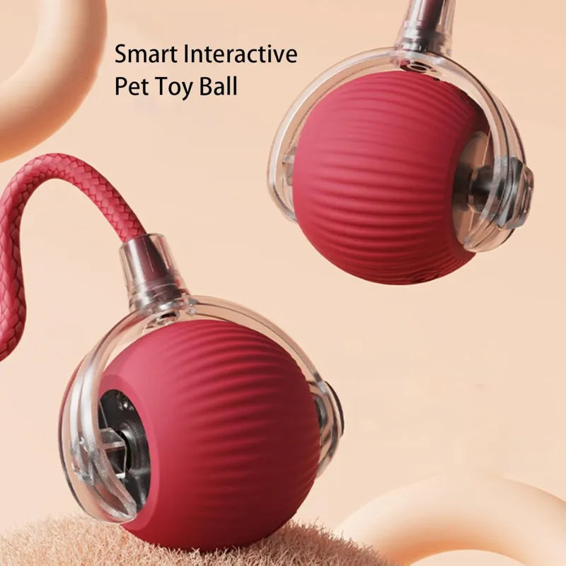360 Smart Automatic Rolling Pet Ball - Interactive Fun for Pets