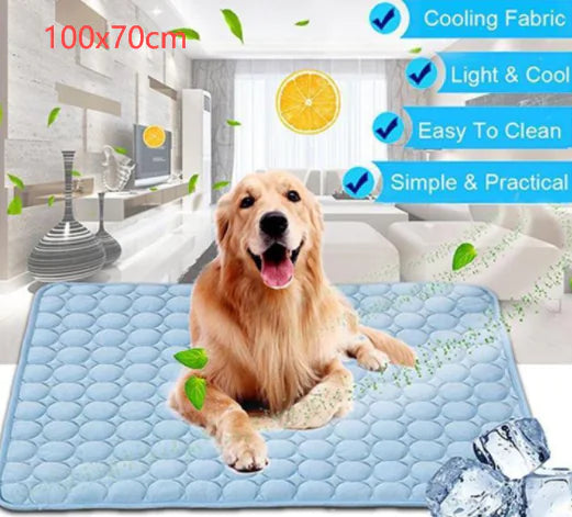 Cooling Ice Silk Nest Pad for Dogs and Cats - Summer Relief