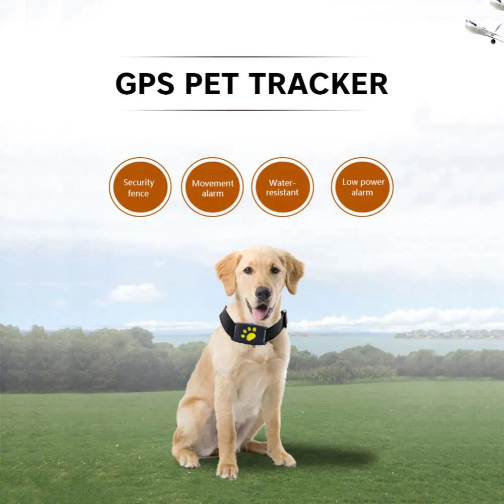 GPS Tracker Collar for Pets - Accurate Location Tracking - WUOF
