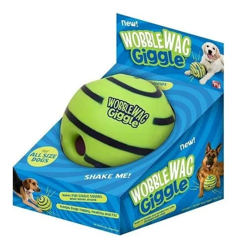 Glow-in-the-Dark Giggle Ball | Interactive Dog Toy for Night Play - WUOF