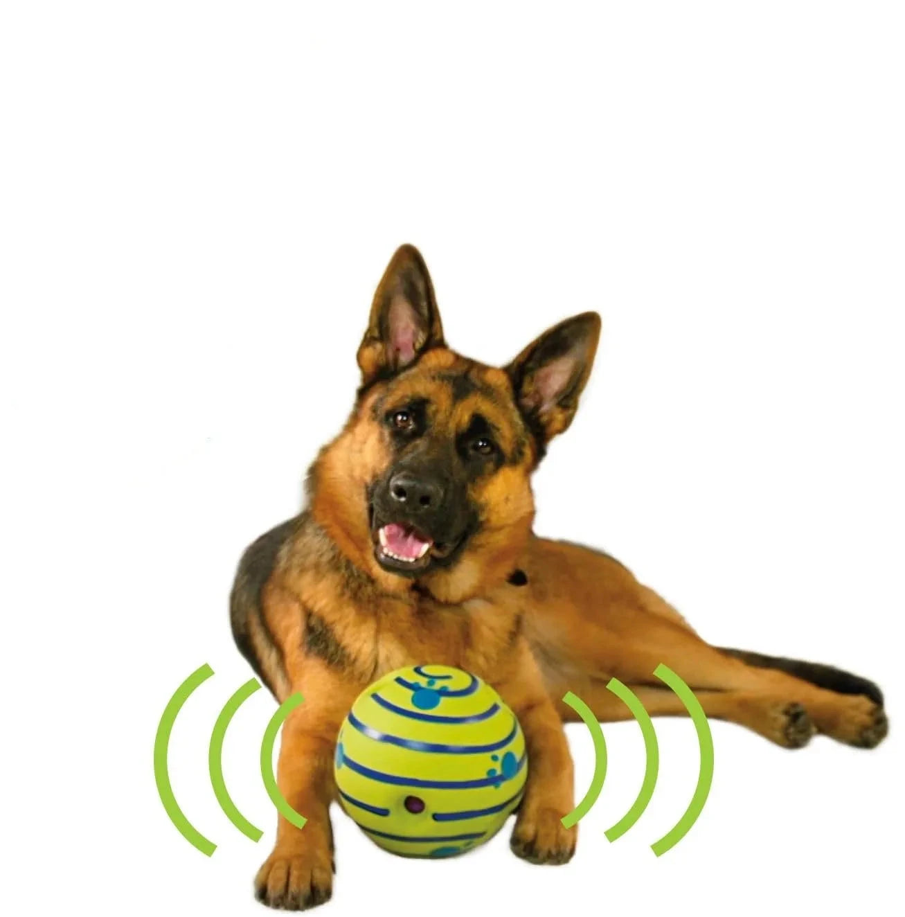 Glow-in-the-Dark Giggle Ball | Interactive Dog Toy for Night Play - WUOF