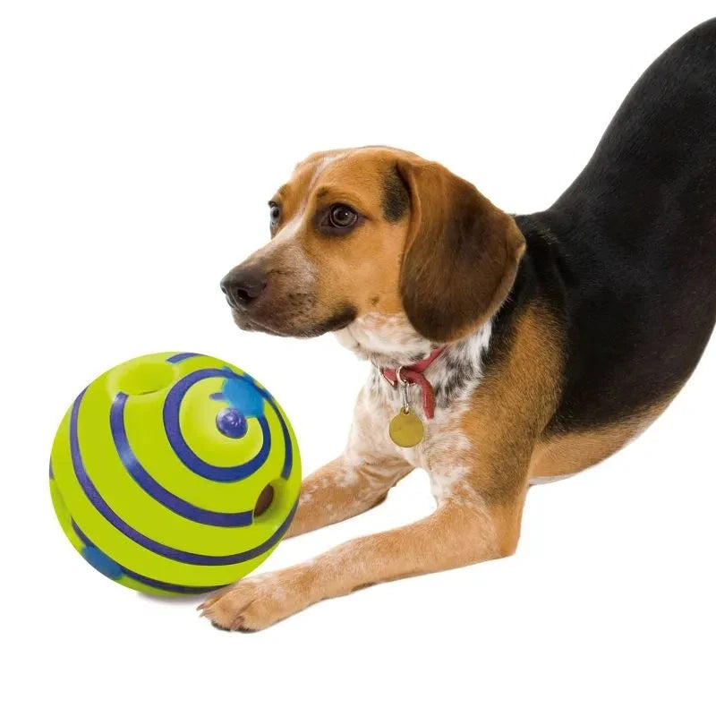 Glow-in-the-Dark Giggle Ball | Interactive Dog Toy for Night Play - WUOF