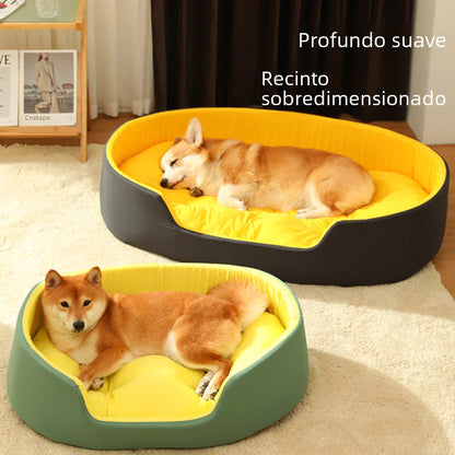 Universal Pet Dog Bed with Removable Washable Cover - Comfortable Rest for Pets