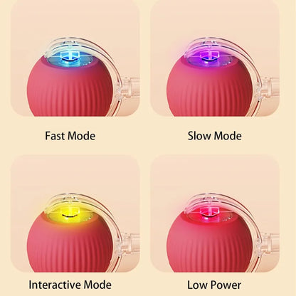 360 Smart Automatic Rolling Pet Ball - Interactive Fun for Pets