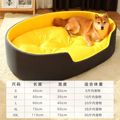 Universal Pet Dog Bed with Removable Washable Cover - Comfortable Rest for Pets