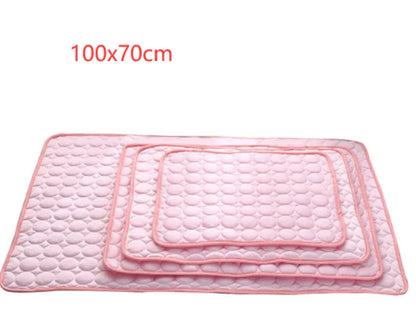 Cooling Ice Silk Nest Pad for Dogs and Cats - Summer Relief