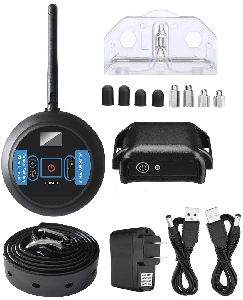 Safe Pet Wireless Fence - Easy Boundary Training | Waterproof | Adjustable Range - WUOF