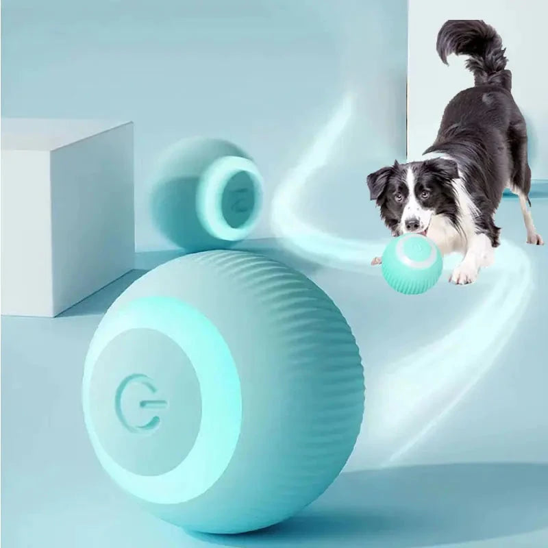 Interactive Smart Puppy Ball - Auto Rolling Pet Toy for Dogs & Cats - WUOF