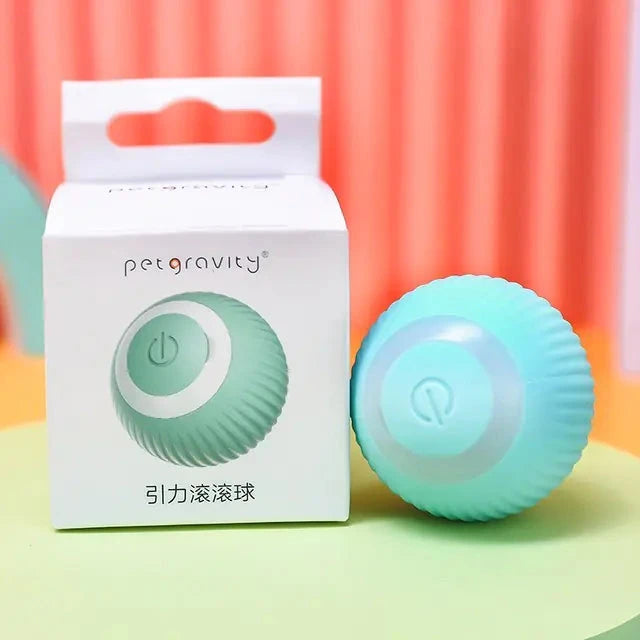 Interactive Smart Puppy Ball - Auto Rolling Pet Toy for Dogs & Cats - WUOF