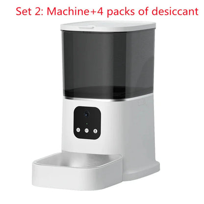 Automatic Pet Feeder - Schedule 4 Daily Meals | Easy-to-Clean Design - WUOF
