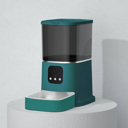 Automatic Pet Feeder - Schedule 4 Daily Meals | Easy-to-Clean Design - WUOF