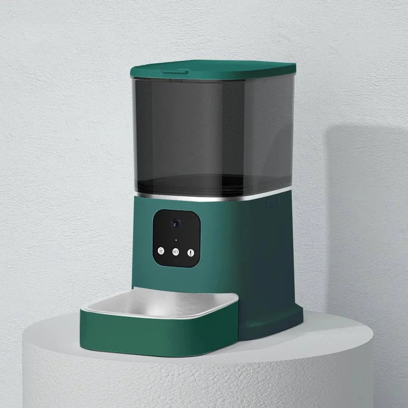 Automatic Pet Feeder - Schedule 4 Daily Meals | Easy-to-Clean Design - WUOF