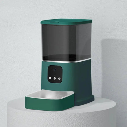 Automatic Pet Feeder - Schedule 4 Daily Meals | Easy-to-Clean Design - WUOF