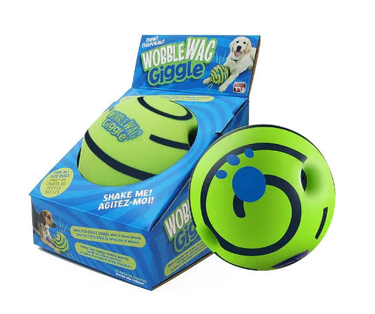 Glow-in-the-Dark Giggle Ball | Interactive Dog Toy for Night Play - WUOF